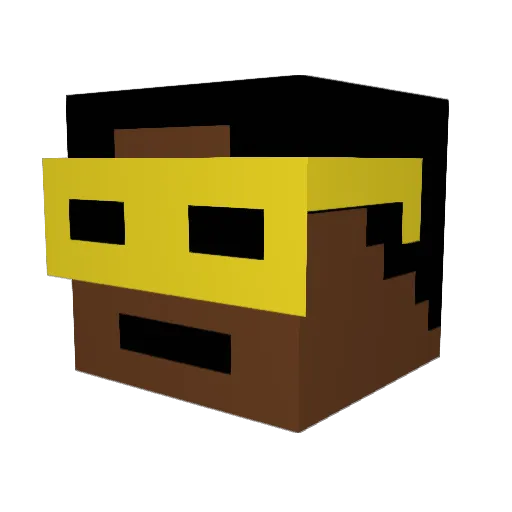 KEVINISTSOGEIL Minecraft avatar head, 3D render