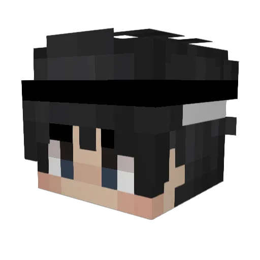 KEYLLLL Minecraft avatar head, 3D render