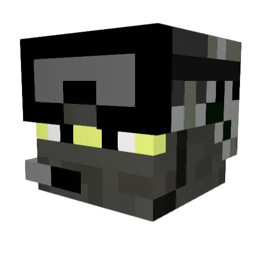 KEsinduy Minecraft avatar head, 3D render