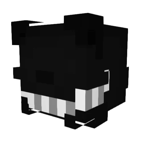 KF8A Minecraft avatar head, 3D render
