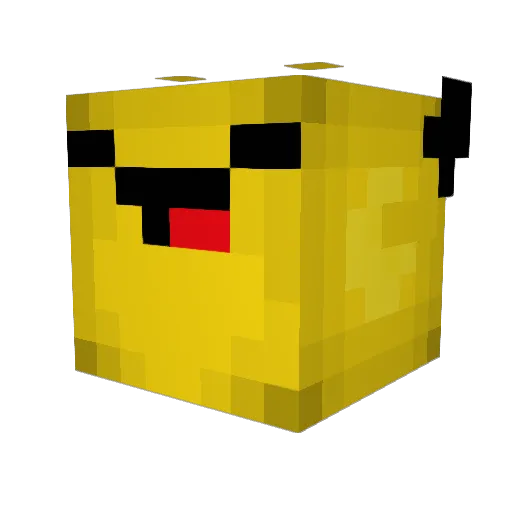 KFCGender Minecraft avatar head, 3D render