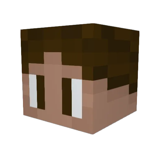 KFCUrinal Minecraft avatar head, 3D render