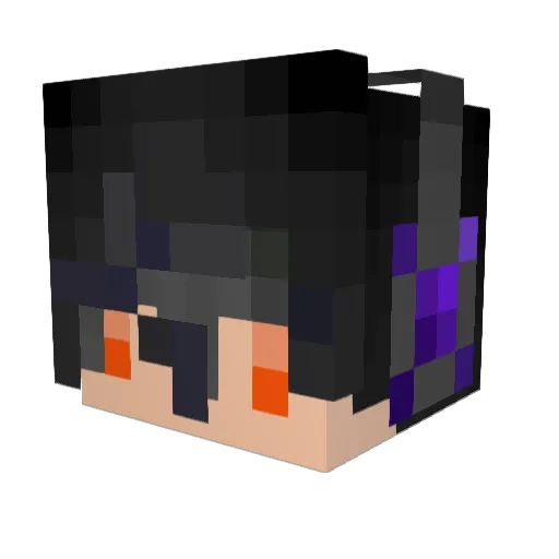KFC_COLA Minecraft avatar head, 3D render