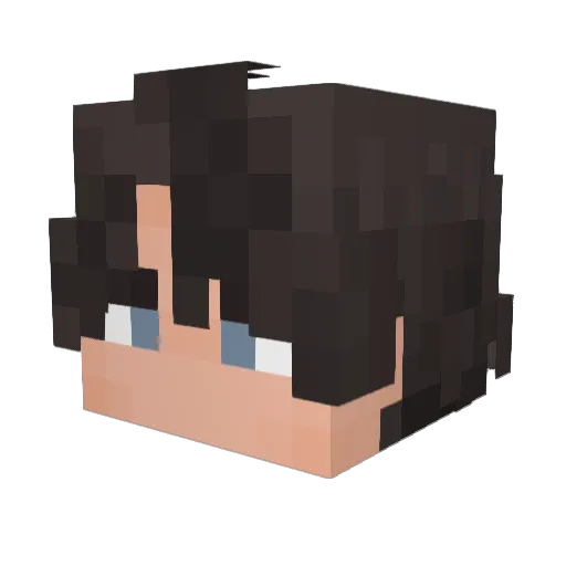 KFC_KING_2009KG Minecraft avatar head, 3D render