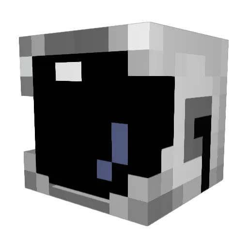 KFCgrandPa Minecraft avatar head, 3D render