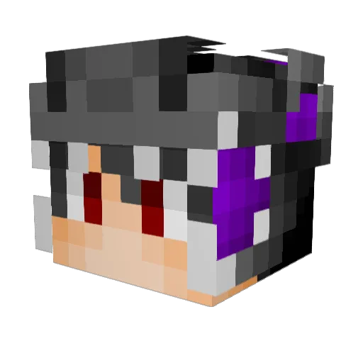 KFDCraft Minecraft avatar head, 3D render