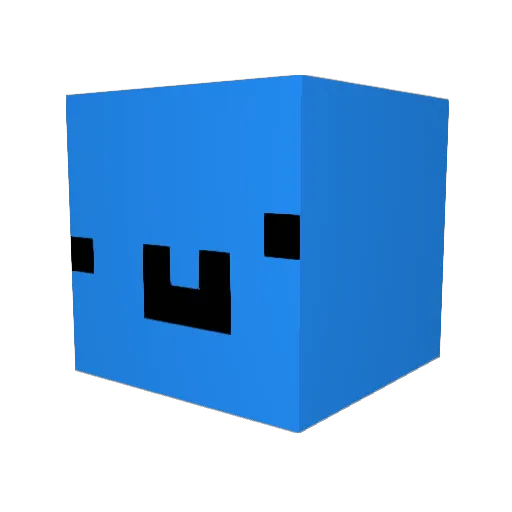 KFMINER2 Minecraft avatar head, 3D render