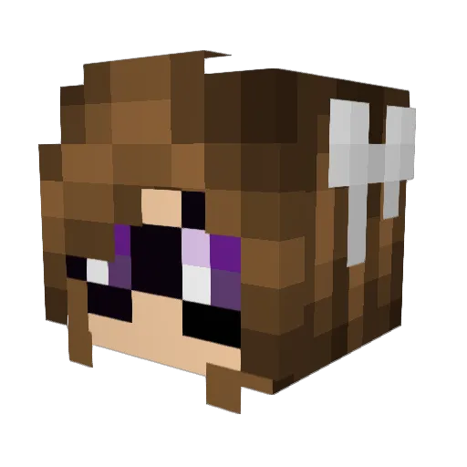 KFOB182 Minecraft avatar head, 3D render
