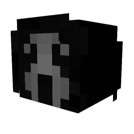 KFaur3 Minecraft avatar head, 3D render