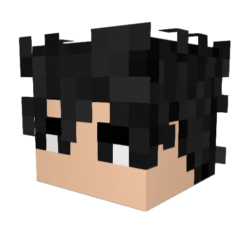KG1995 Minecraft avatar head, 3D render