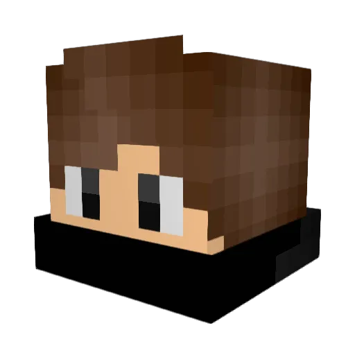 KGB1939 Minecraft avatar head, 3D render