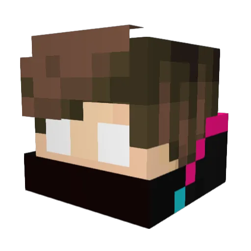 KGDOFZ Minecraft avatar head, 3D render