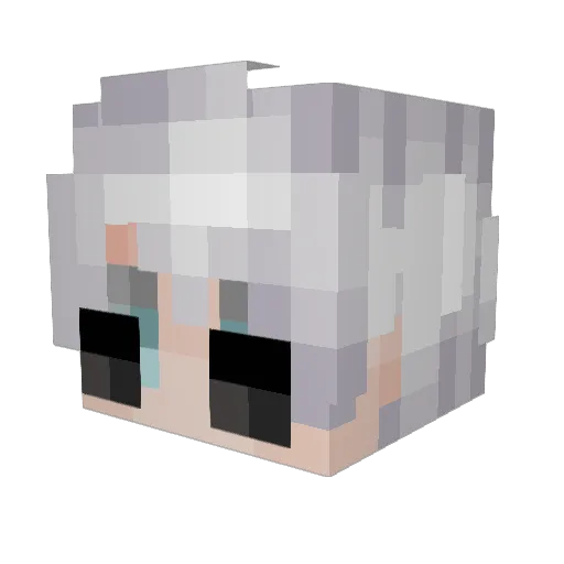 KGHC25 Minecraft avatar head, 3D render