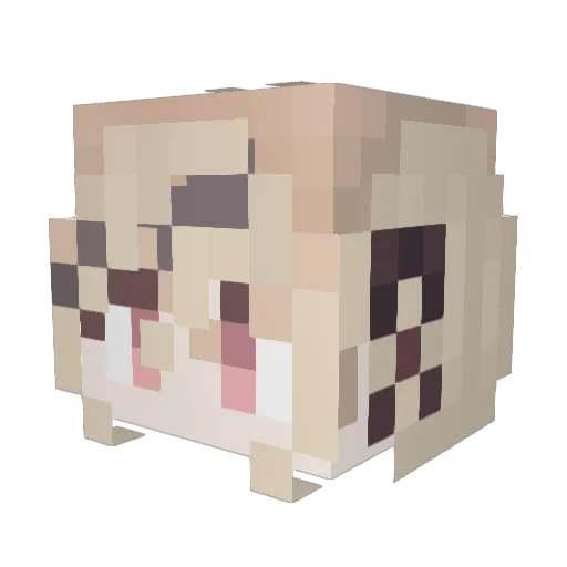 KGotti0725 Minecraft avatar head, 3D render