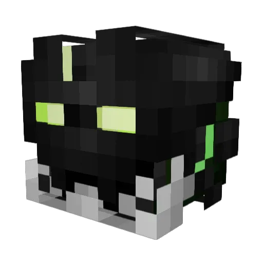 KHAKIETDEPTRY Minecraft avatar head, 3D render