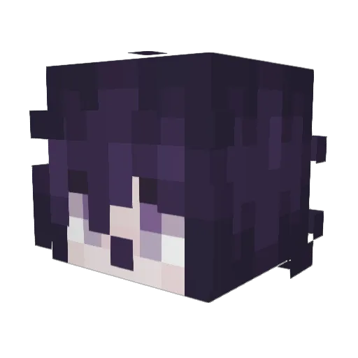 KHZ_ Minecraft avatar head, 3D render