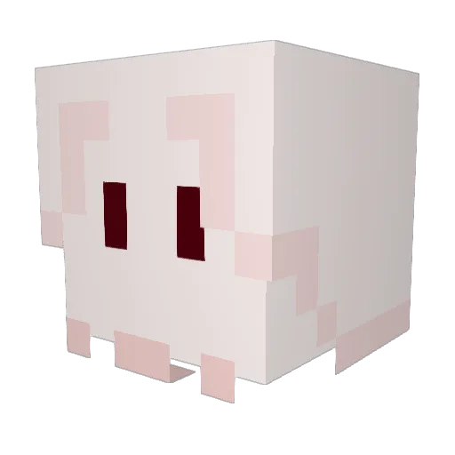 KHtheKARTOONiST Minecraft avatar head, 3D render