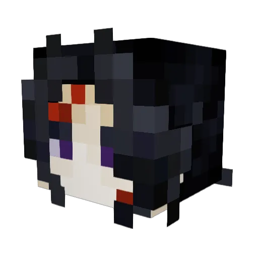 KI8S Minecraft avatar head, 3D render