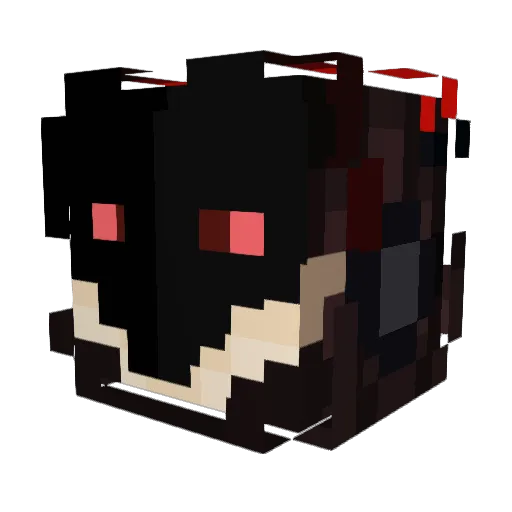 KIA_Sam Minecraft avatar head, 3D render