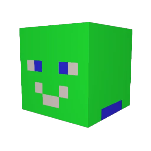 KICSword Minecraft avatar head, 3D render