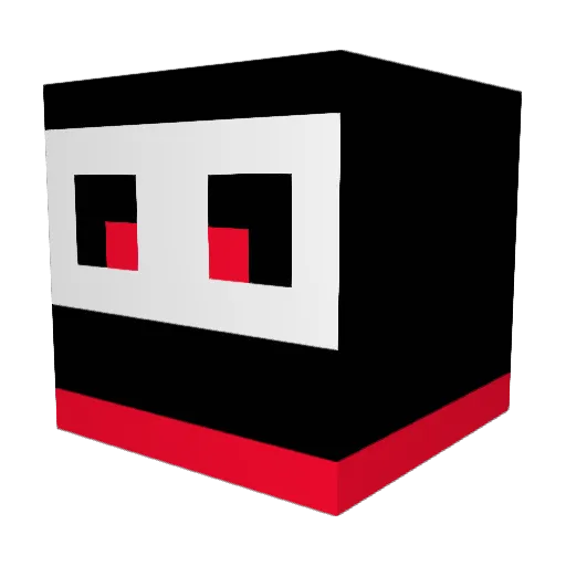 KIDDIEZ Minecraft avatar head, 3D render