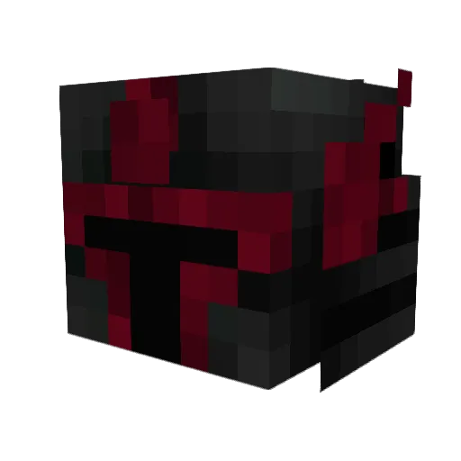 KIEK99 Minecraft avatar head, 3D render