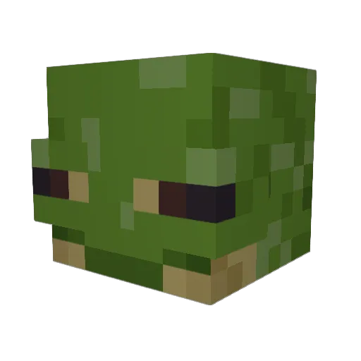 KIIN_00 Minecraft avatar head, 3D render