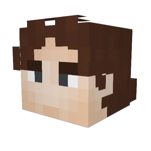 KIIWIKILLA Minecraft avatar head, 3D render