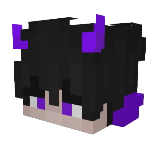 KIJOMM Minecraft avatar head, 3D render