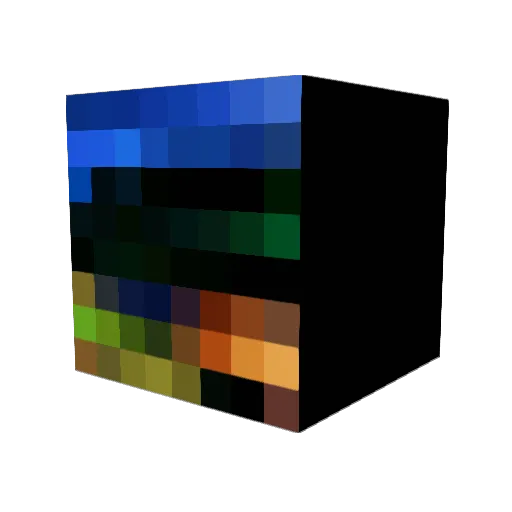 KIKINCrim1gi Minecraft avatar head, 3D render