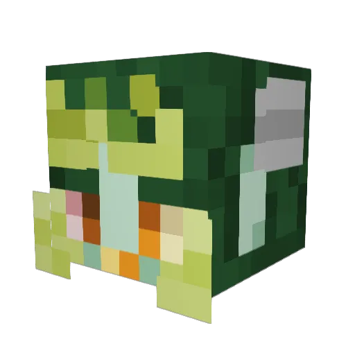 KIKIchichi Minecraft avatar head, 3D render