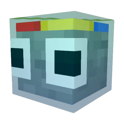 KIKKLLE Minecraft avatar head, 3D render