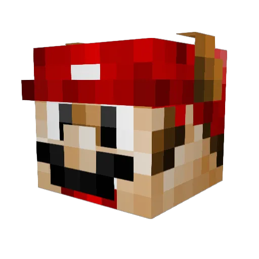 KIKOOmandu44 Minecraft avatar head, 3D render