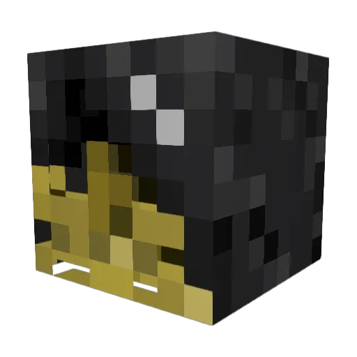 KIKTWO Minecraft avatar head, 3D render