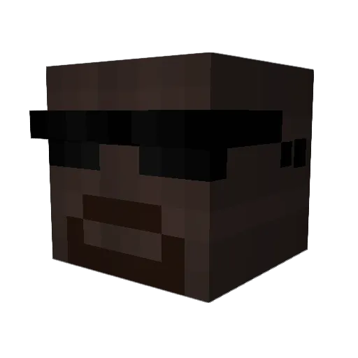 KILIFBABY Minecraft avatar head, 3D render