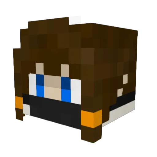 KILISIR Minecraft avatar head, 3D render