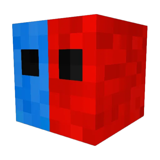 KILIULIS Minecraft avatar head, 3D render