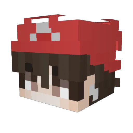 KILLAMANJAR0 Minecraft avatar head, 3D render