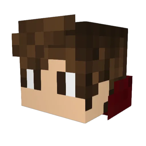 KILLAUTAF_YR Minecraft avatar head, 3D render