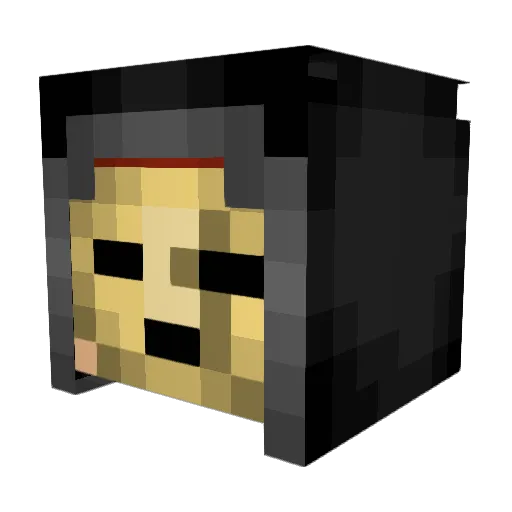 KILLAZAZEL Minecraft avatar head, 3D render