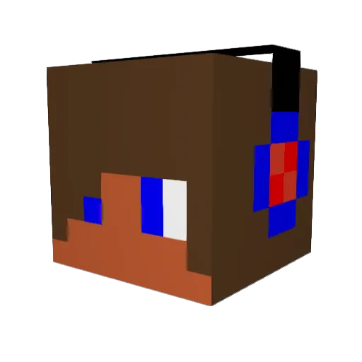KILLERCREEPER440 Minecraft avatar head, 3D render