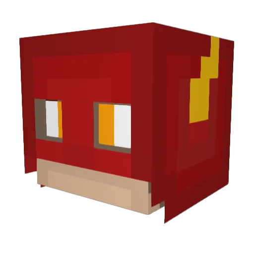 KILLERFINN4000 Minecraft avatar head, 3D render
