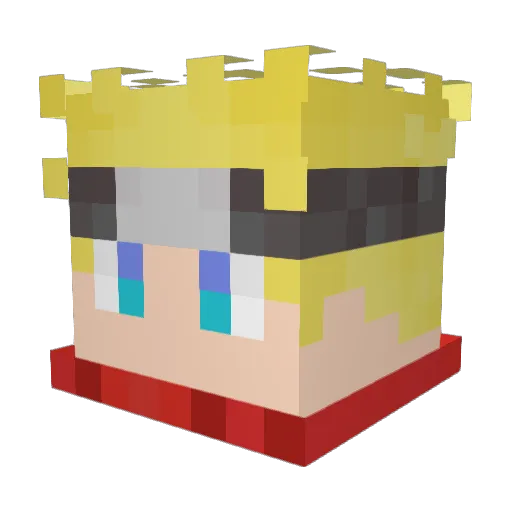 KILLERPIE689 Minecraft avatar head, 3D render