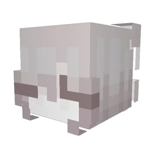 KIMCHI444 Minecraft avatar head, 3D render