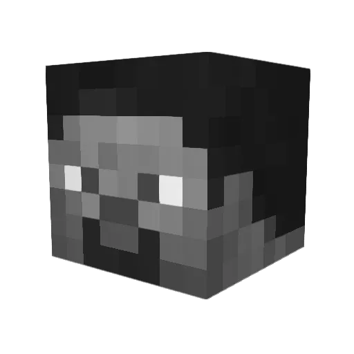 KIMHEEKWON Minecraft avatar head, 3D render
