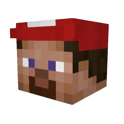 KIMJJONGPA Minecraft avatar head, 3D render