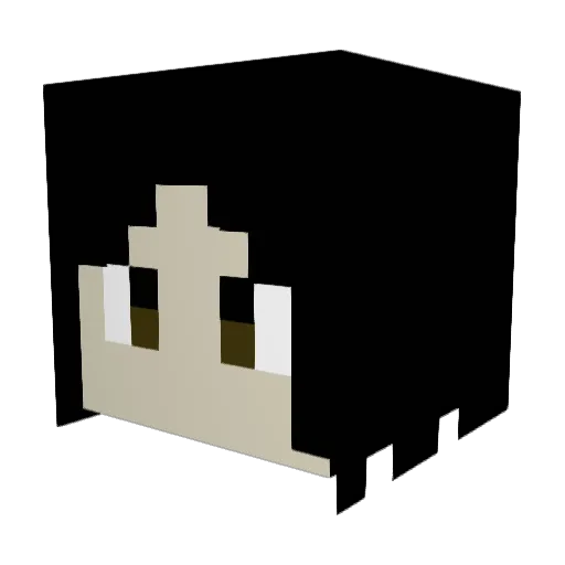 KIMMOSSI Minecraft avatar head, 3D render