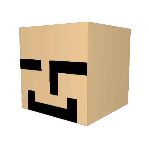 KIMTTUKPAL Minecraft avatar head, 3D render