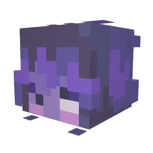 KINA6288 Minecraft avatar head, 3D render