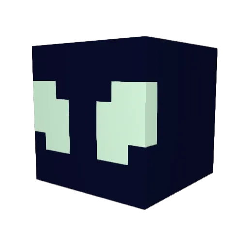 KING792 Minecraft avatar head, 3D render